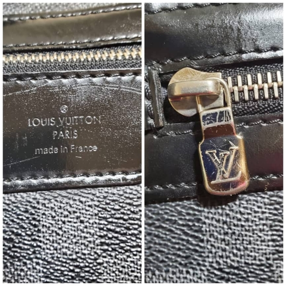 Authentic LOUIS VUITTON Damier Graphite Daniel MM Messenger Bag - Picture 6 of 12